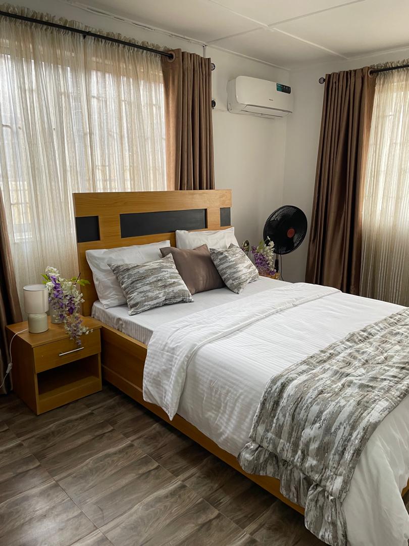 Vintage bedroom with warm tones